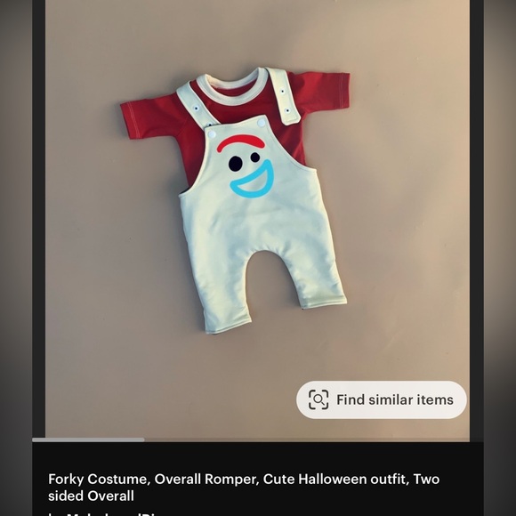 Forky Costume (9-12 months) - Picture 3 of 3